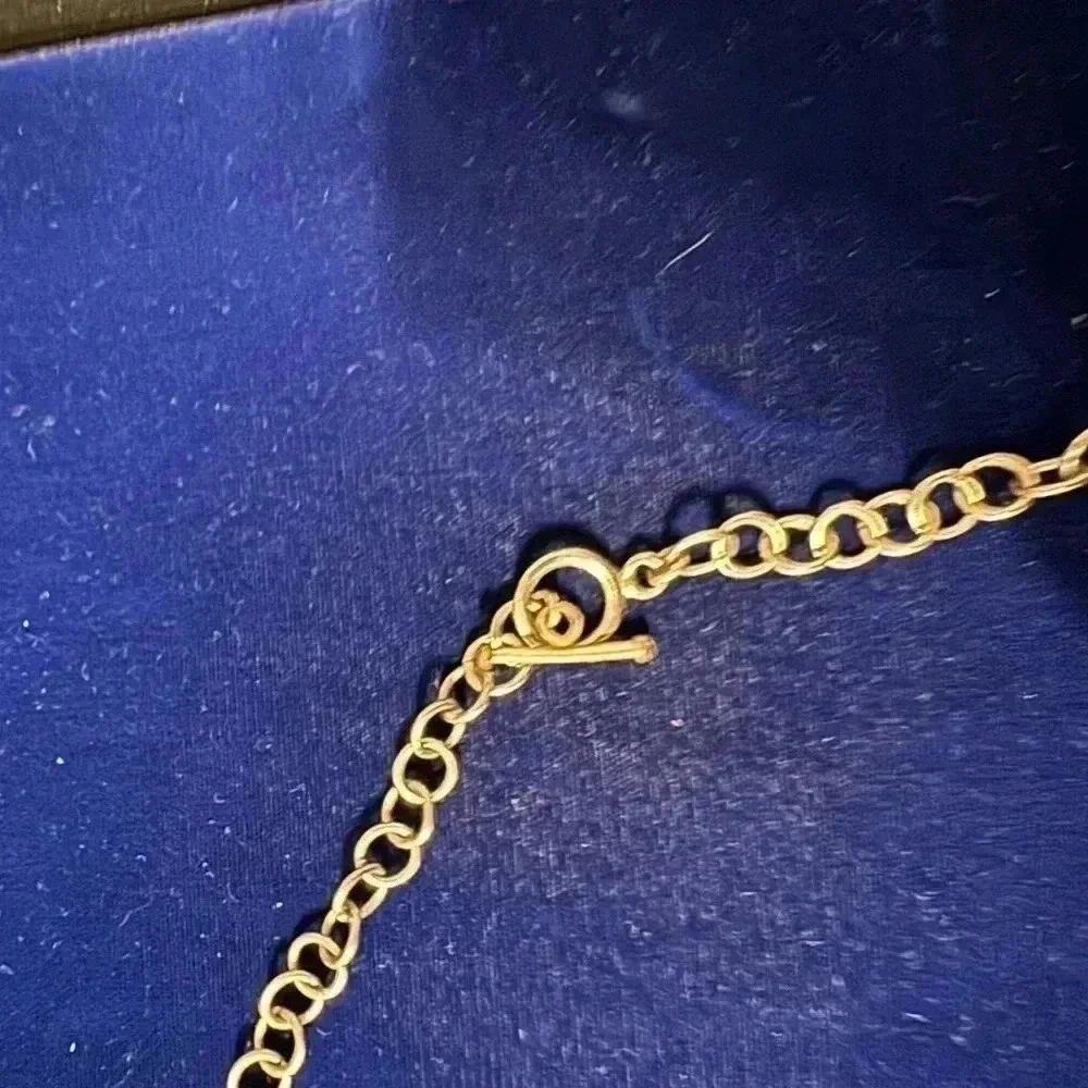 Pick up sticks jewelry faux silver, pearl, and diamond necklace. - Picture 4 of 4